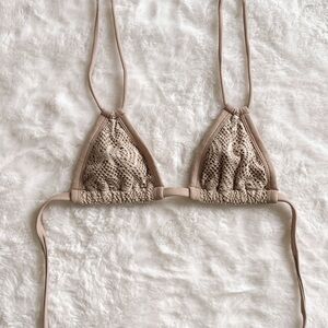 Montce Crochet Bikini Top